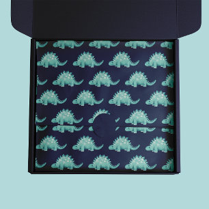 Papel De Seda Cumpleaños infantil Dinosaurio Stegosaurus