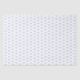 Papel De Seda Cumpleaños Niño Bañito de Bebé Little Blue Bow
