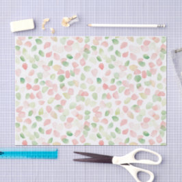 Papel De Seda Cumpleaños Pétalos de Flor de Menta Rosa Desvaneci