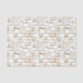 Papel De Seda Cumpleaños Piedras Falsas Gris Crema Blanco