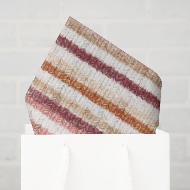 Papel De Seda Cumpleaños Rayas Naranja Blanco Rosa Rojo Tejido F (Bolsa de regalo)