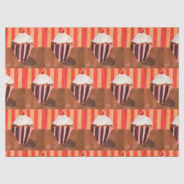 Papel De Seda Cupcake with Vanilla Frosting