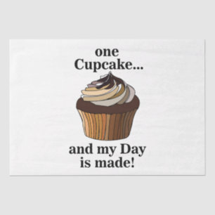 Papel De Seda Cupcake Y Mi Día Está Hecho Cupcake