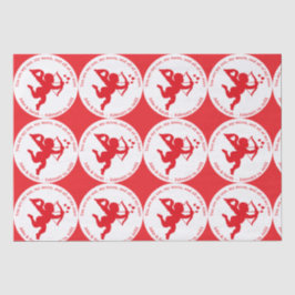 PAPEL DE SEDA CUPID RED LOVE VALENTINE`S DAY