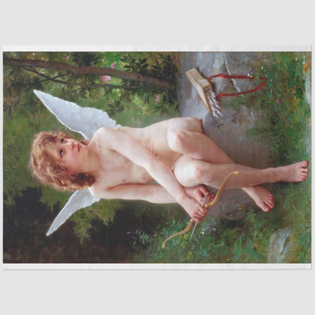 Papel De Seda Cupido, Bouguereau (Anverso)