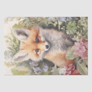 Papel De Seda Curte Baby Fox