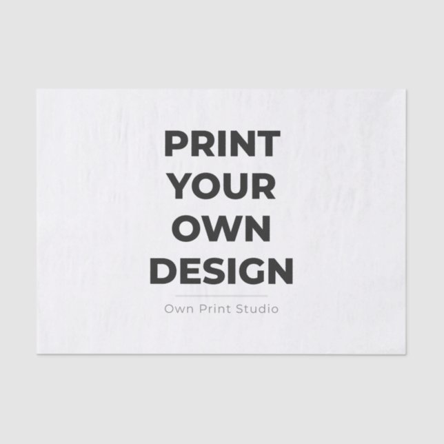 Papel De Seda Custom Print Your Own | Printing My Own To Order (Anverso)