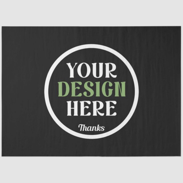 Papel De Seda custom, unique, sleek & minimalist (Anverso)