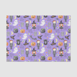 Papel De Seda Cuta acuarela Halloween Disstume niños