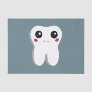 Papel De Seda Cuta dental dental dental sonriente feliz
