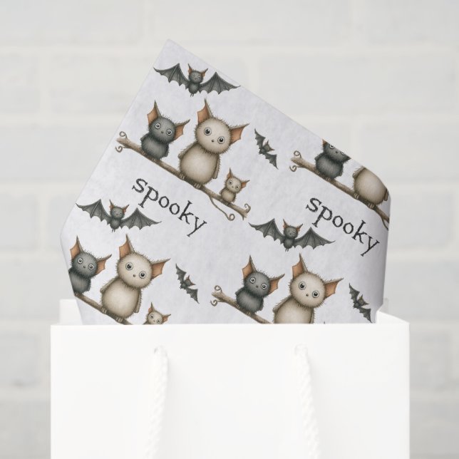 Papel De Seda Cute acuarela Halloween Bolsa de regalo (Bolsa de regalo)