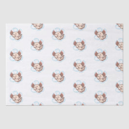 Papel De Seda Cute Axolotl Robot