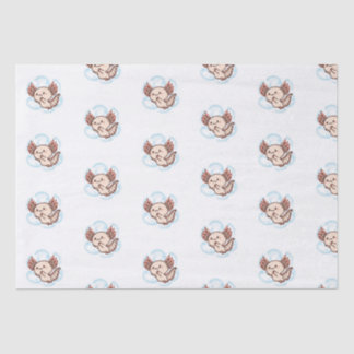Papel De Seda Cute Axolotl Robot