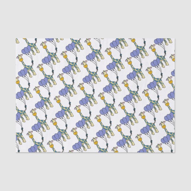 Papel De Seda Cute Baby Giraffe (Anverso)