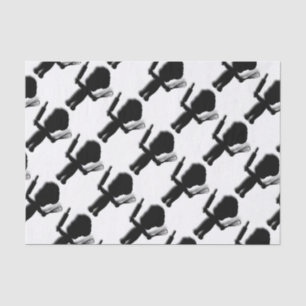 Papel De Seda Cute Baker Blanco