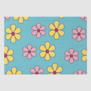 Papel De Seda Cute big flowers pattern