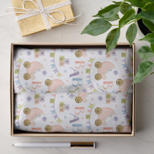 Papel De Seda Cute Bunny Rabbit Baby Shower