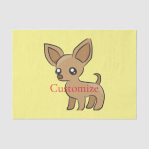 Papel De Seda Cute Chihuahua Mama Art Thunder_Cove