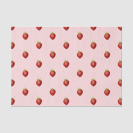 Papel De Seda Cute Femenino Fresa Rosa Suave 