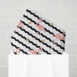 Papel De Seda Cute Flamingo Rosa Patrón Sin Costuras