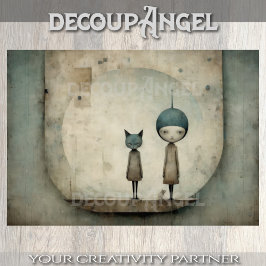 Papel De Seda Cute Gatitos Buddies - Decoupage -