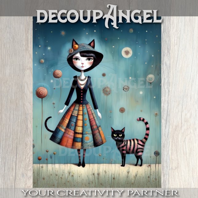Papel De Seda Cute Gatitos Buddies - Decoupage - (Subido por el creador)