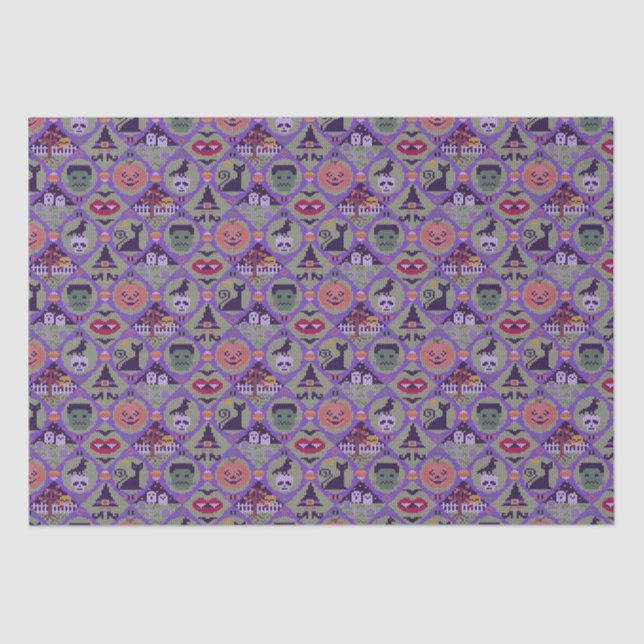 Papel De Seda Cute Halloween (Anverso)