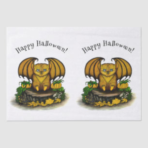Papel De Seda Cute Halloween Bat
