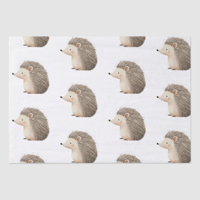 Papel De Seda Cute Hedgehogs (Anverso)