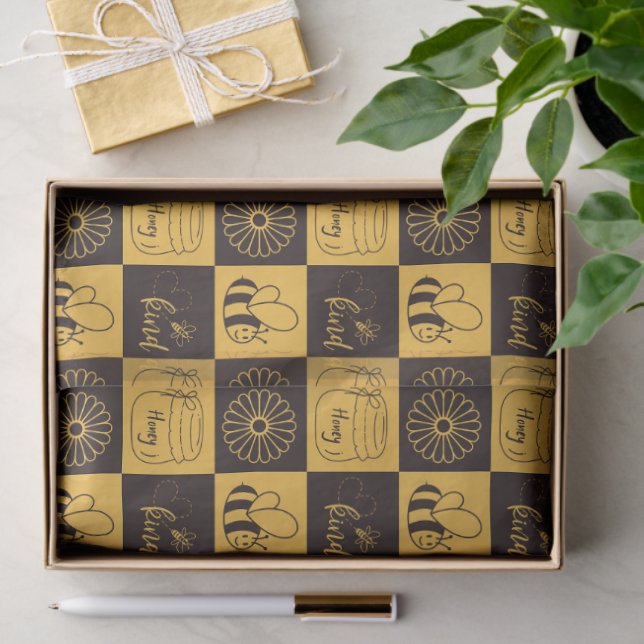 Papel De Seda Cute Honeybee (Regalo )