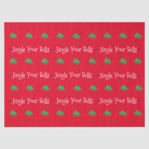 Papel De Seda Cute jingle tus campanas