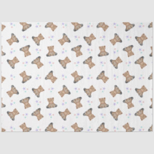 Papel De Seda Cute Kids Highland Cow Barnyard Cumpleaños