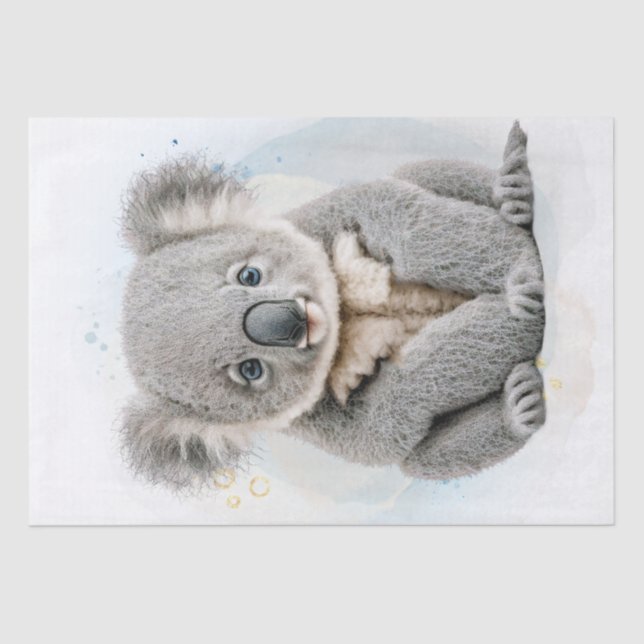 Papel De Seda Cute Koala Bear (Anverso)