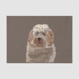 Papel De Seda Cute Labradoodle Goldendoodle Poodle Perro