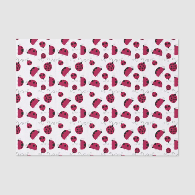 Papel De Seda Cute Ladybugs (Anverso)