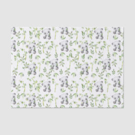 Papel De Seda Cute Panda Bear Cub Bambú Decoración De Verdor