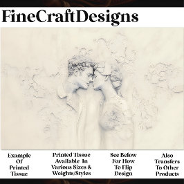 Papel De Seda Cute Pareja De Mármol Enamorada Dibujando X4 Desnu