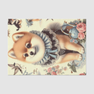 Papel De Seda Cute Pomeranian Painting
