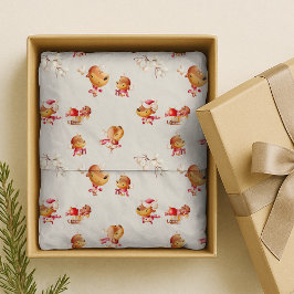 Papel De Seda Cute Reindeer Holiday