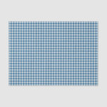 Papel De Seda Cute retro Navy Blue Gingham Plaid Pattern<br><div class="desc">Cute retro Navy Blue Gingham Plaid Pattern Tejido Paper</div>