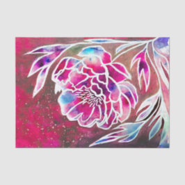 Papel De Seda Cute rosa Dahlia Girly Bonito Floral acuarela