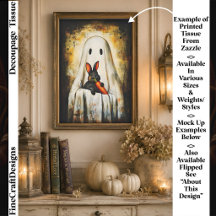 Cute Rústico Fantasma de Halloween y Conejo FS4R D
