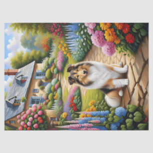 Papel De Seda Cute Shetland Sheepdog Animal Decoupage