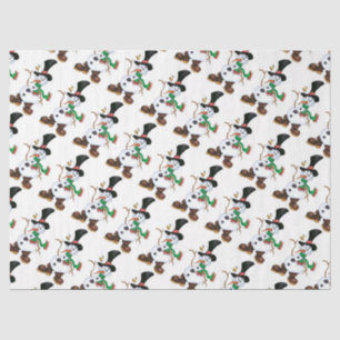 Papel De Seda Cute Snowman