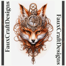 Cute Steampunk Fox 116 Decoupage