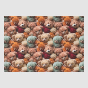 Papel De Seda Cute Teddy Bears Crush Género Neutral recién nac