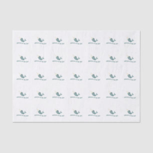Papel De Seda Cute Unicornio del Mar