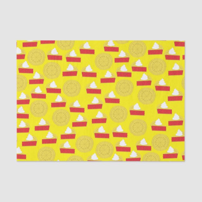 Papel De Seda Cutie Pie Cherry Primer Fiesta de cumpleaños Tema (Anverso)