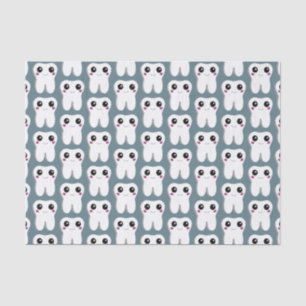 Papel De Seda Cuto dental dental sonriente feliz patentado