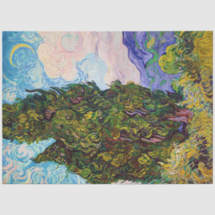 Papel De Seda Cypresses, Van Gogh